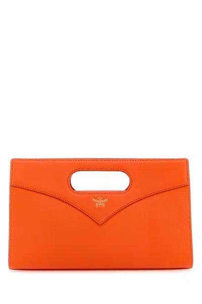 Mcm Orange Diamond Small Crossbody Bag