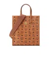 Mcm Fortuna Visetos Handbag In Brown