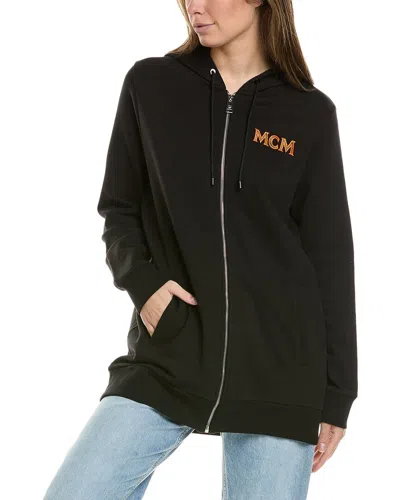 Mcm Fringe Zip-up Jacket In Black