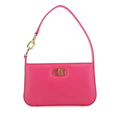 Mcm Fuchsia Nappa Shoulder Bag
