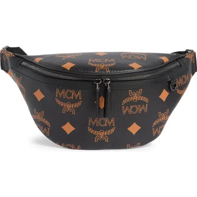 Mcm Fursten Belt Bag In Black