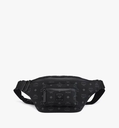 Mcm Fursten Belt Bag In Monogram Nylon In Brown
