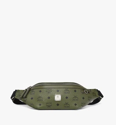 Mcm Fursten Belt Bag In Visetos In Pink