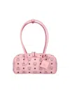 Mcm Monogram Mini Shoulder Bag In Pink