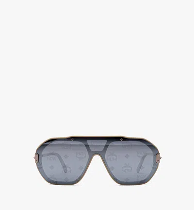Mcm Geometric Shield Sunglasses In Blue