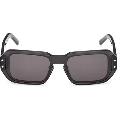 Mcm Geometric Sunglasses In Black
