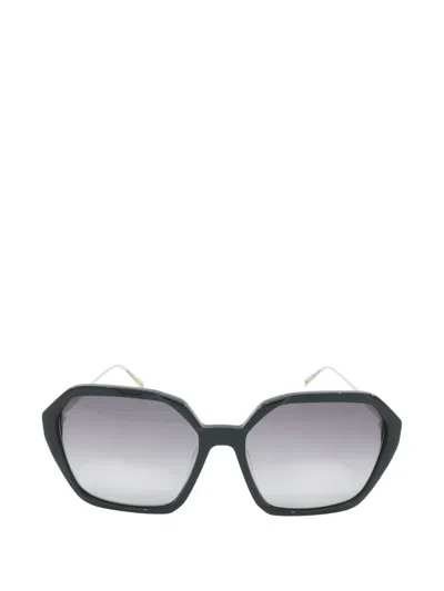 Mcm Geometric-frame Sunglasses In Black