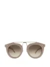 Mcm Geometric-frame Sunglasses In Brown