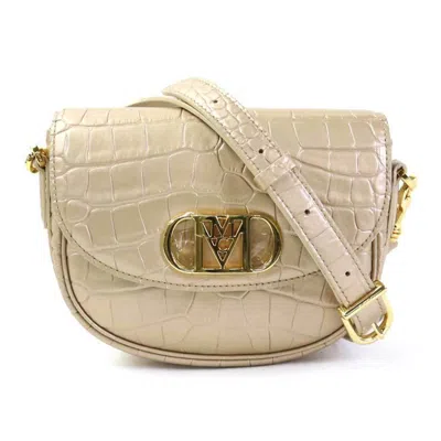 Pre-owned Mcm Gold Leather Shoulder Bag ()