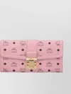 Mcm Gold-tone Hardware Wallets With Timeless Style In Pink