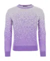 Mcm Two-tone Nylon Blend Sweater | Size Xl | Mfedamm02 Color U4 In Purple