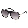 Mcm Gradient Smoke Geometric Ladies Sunglasses Mw0018-h 01b 56