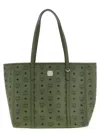 Mcm Medium Toni Shopping Bag In Green
