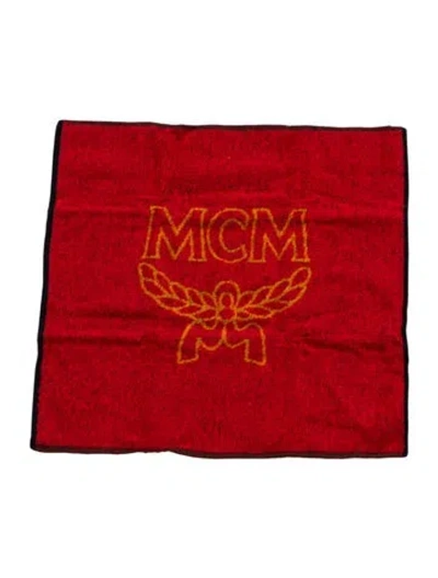 Pre-owned Mcm Hand Towel In Brown