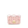 Mcm Shoulder Bags With Adjustable Strap And Gold-tone Hardware In Pink