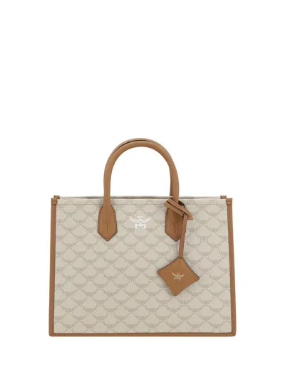 Mcm Handbags In Sand