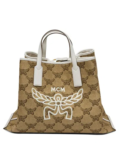 Mcm Handbags In Beige