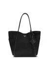 Mcm Aren Fbr Shopper Xlrg Bk In Black
