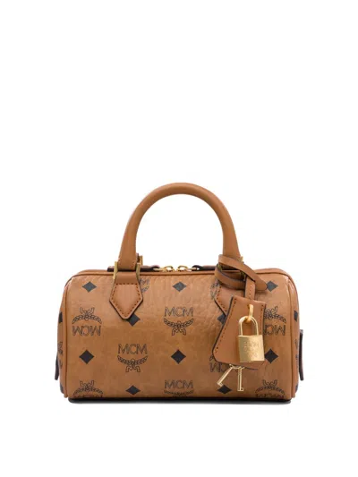 Mcm Ella Boston Mini Tote Bag In Brown | ModeSens