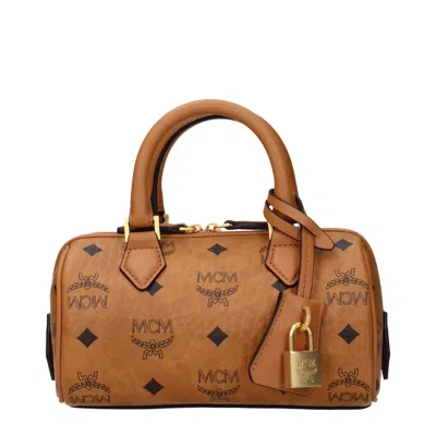 Mcm Handbags For Women Brown/cognac Woven