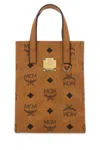 Mcm Coated Fabric Printed Handbag In Multi