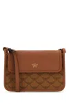 Mcm Printed Canvas Small Himmel Crossbody Bag In Printed
