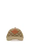 Mcm Embroidered Polyester Blend Baseball Cap In Black