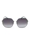 Mcm Hexagonal-frame Sunglasses In Black