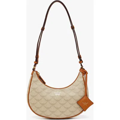 Mcm Himmel Ascending Moon Hobo In Ss24 Oatmeal