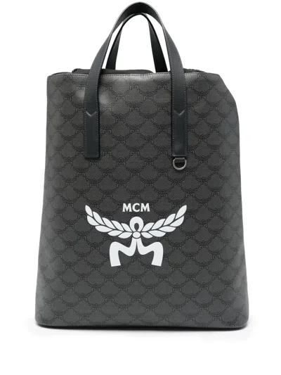 Mcm Himmel Rucksack Mit Logo-print In Black