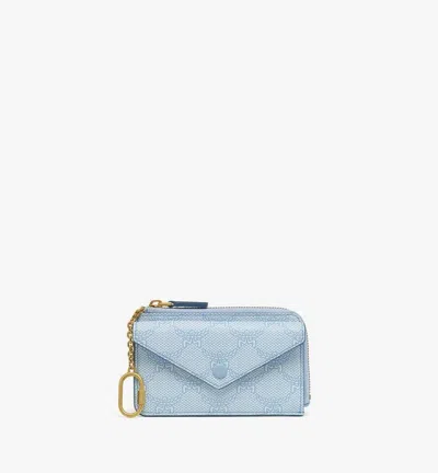 Mcm Himmel Card Case In Blue