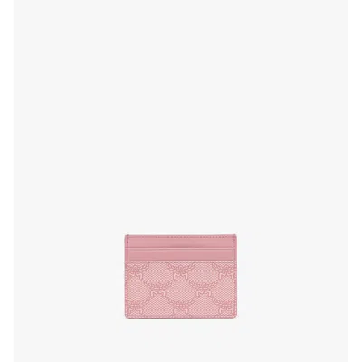 Mcm Himmel Card Case In Lauretos In Pink