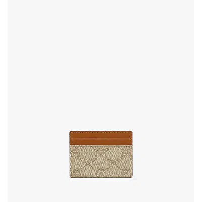 Mcm Himmel Card Case In Lauretos In White