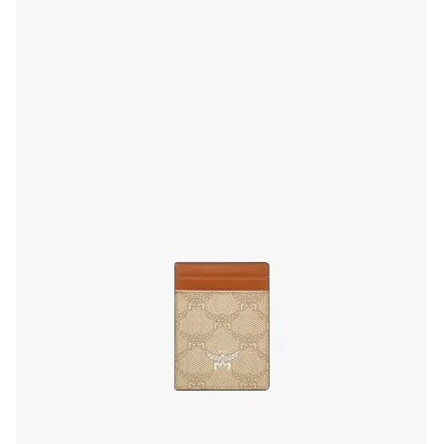 Mcm Himmel Card Case In Lauretos In White