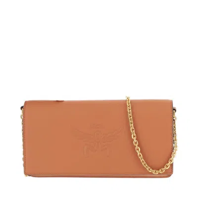 Mcm Himmel Mini Shoulder Bag In Brown