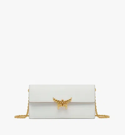 Mcm Himmel Chain Wallet In Spanish Calf Leather In Pattern