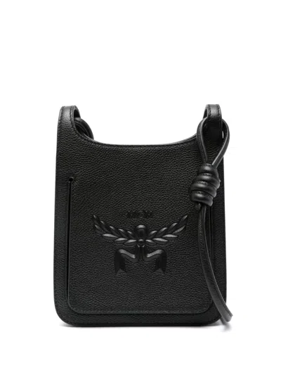 Mcm Himmel Crossbody Bag In Black