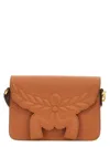 Mcm Brown Himmel Crossbody Bag In Orange