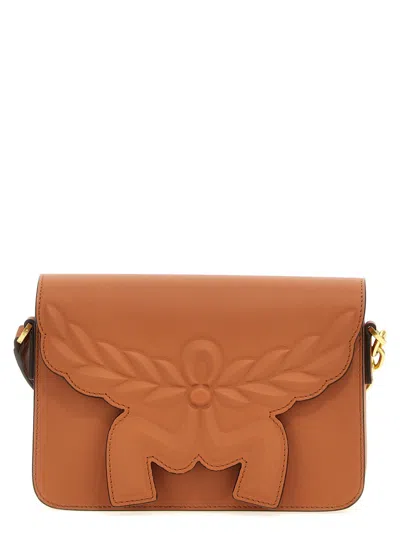 Mcm 'himmel' Crossbody Bag In Orange