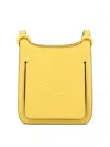 Mcm Yellow Leather Mini Himmel Hobo Crossbody Bag