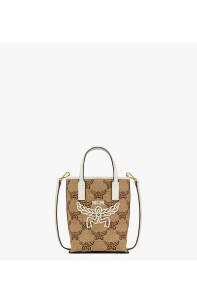 Mcm Himmel Crossbody In Beige