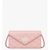 Mcm Himmel Crossbody Wallet In Lauretos In Pink