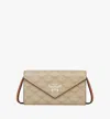 Mcm Himmel Crossbody Wallet In Lauretos In Metallic