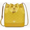 Mcm Medium Himmel Bucket Bag In Lemon Gold