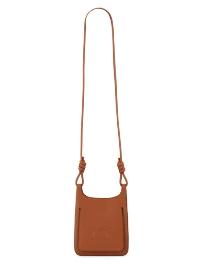 Mcm "himmel" Hobo Bag In Brown