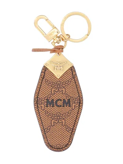 Mcm Himmel Keyring In Brown