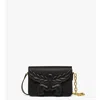 Mcm Himmel Laurel Crossbody In Calf Leather In Black