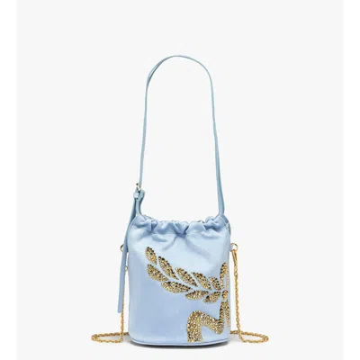 Mcm Himmel Laurel Drawstring Bag In Recycled Nylon