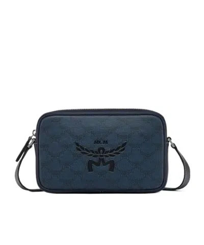 Mcm Himmel Crossbody Bag In Blue