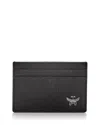 Mcm Himmel Leather Card Case In Black